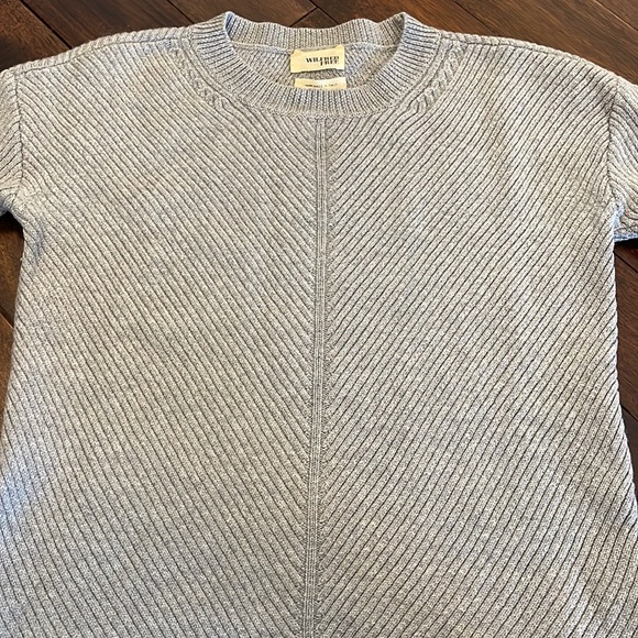 Aritzia | Wilfred Italian Yarn Chevron Knit Sweater - Picture 8 of 15